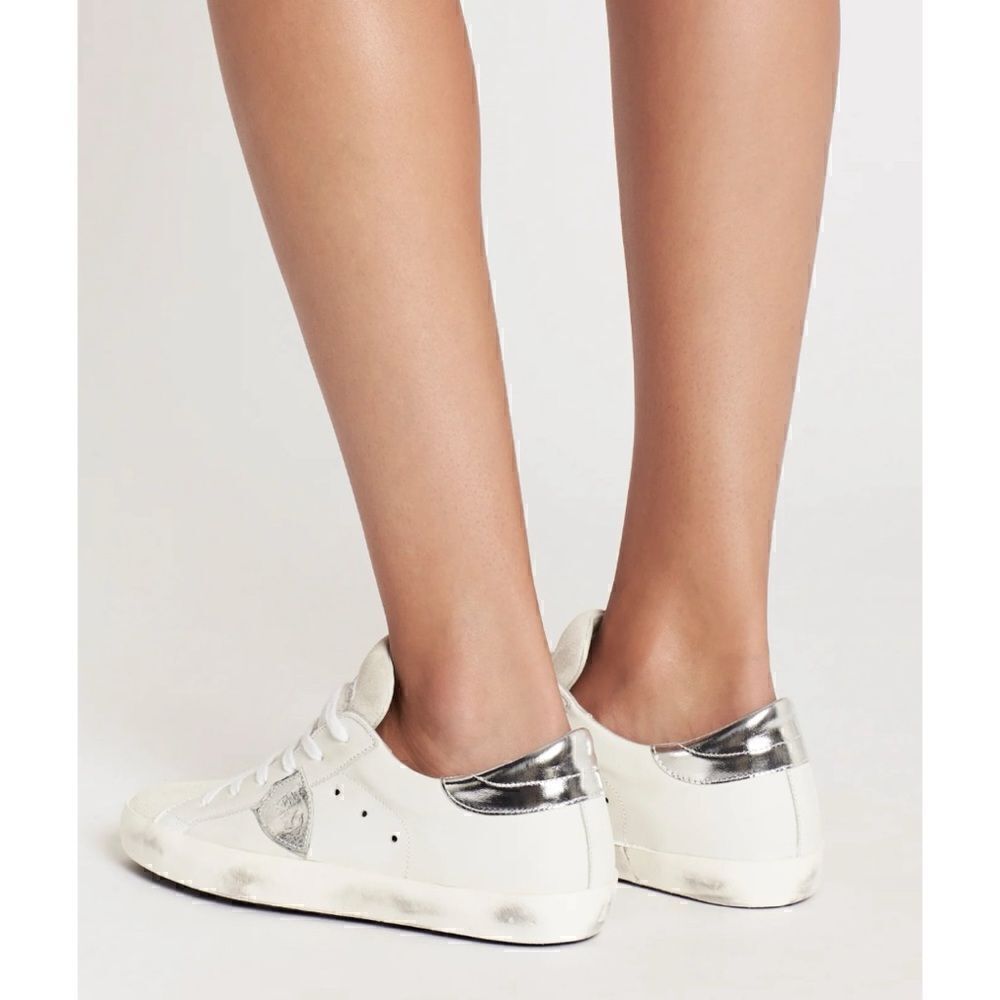 Philippe Model Paris White Sneakers Size 36
